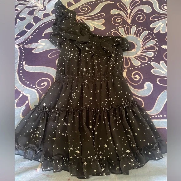 buddy love one shoulder dress Buddy Love one shoulder tiered ruffle dress